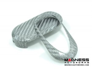 Alfa Romeo 4C Key Fob Cover - Carbon Fiber - White Candy Alfa Romeo 4C Key Fob Cover - Carbon Fiber - White Candy